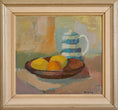 Load image into Gallery viewer, Vintage Mid Century Original Still Life Oil Painting from Sweden
