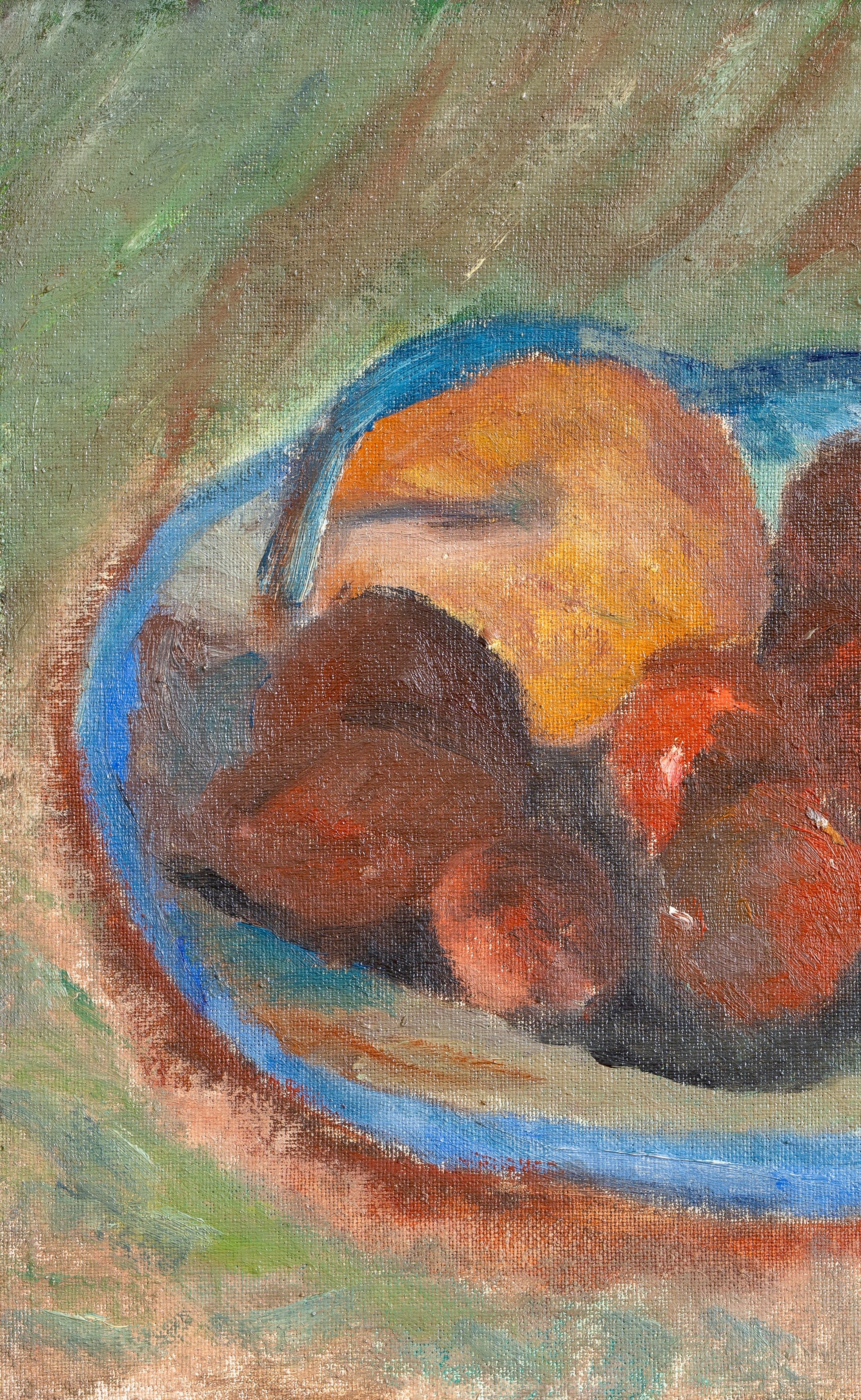 Vintage Original Kitchen Still Life Oil Painting from Sweden