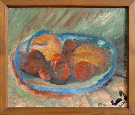 Vintage Original Kitchen Still Life Oil Painting from Sweden