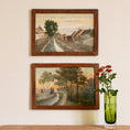 Load image into Gallery viewer, Pair of Vintage Original Landscape Oil Paintings from Sweden
