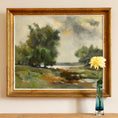 Load image into Gallery viewer, Vintage Art Mid Century Original Coastal OIl Painting from Sweden

