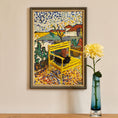 Load image into Gallery viewer, Vintage Original Landscape with Cat Painting from Sweden
