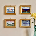 Load image into Gallery viewer, Vintage Art Room Original Set of Four Coastal and Countryside Scenes
