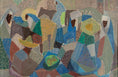 Load image into Gallery viewer, Mid Century Vintage Art Room Original Painting from Sweden
