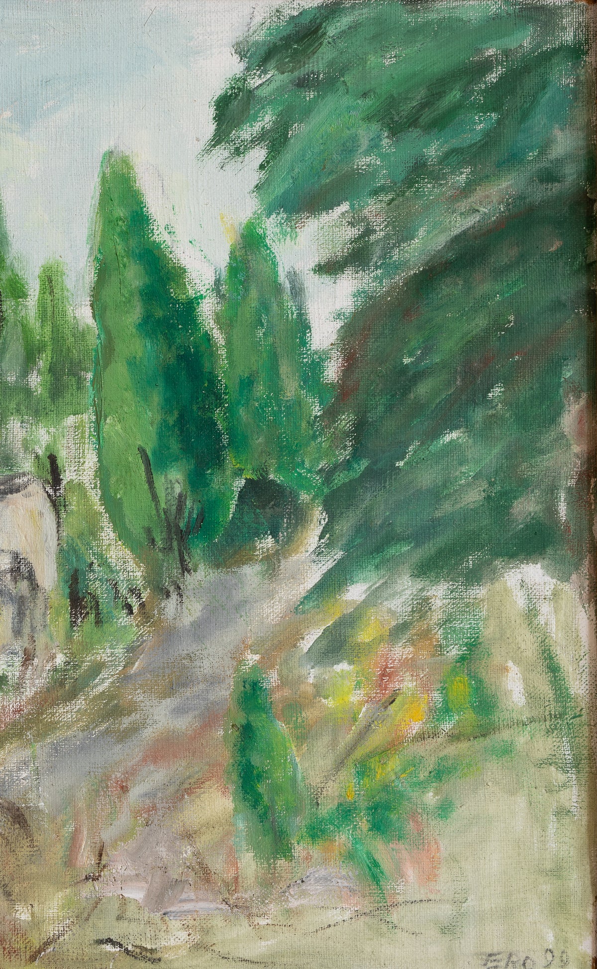 Vintage Art Room Original Swedish Oil Painting