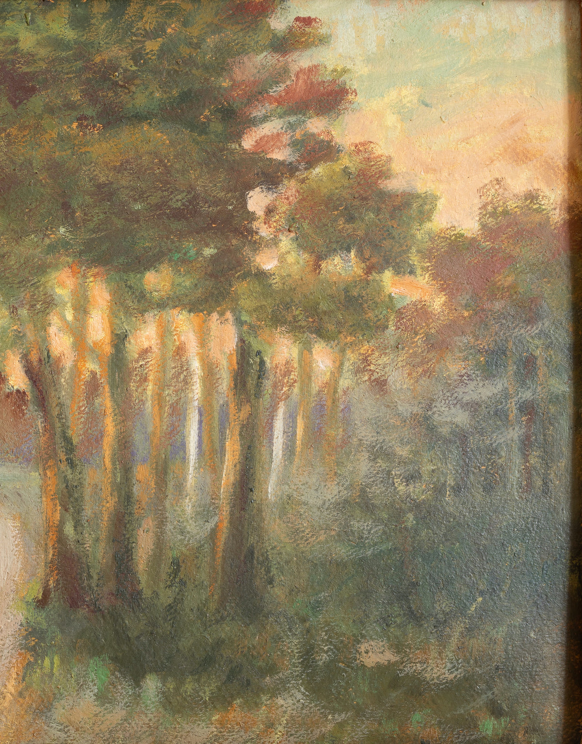 Pair of Vintage Original Landscape Oil Paintings from Sweden