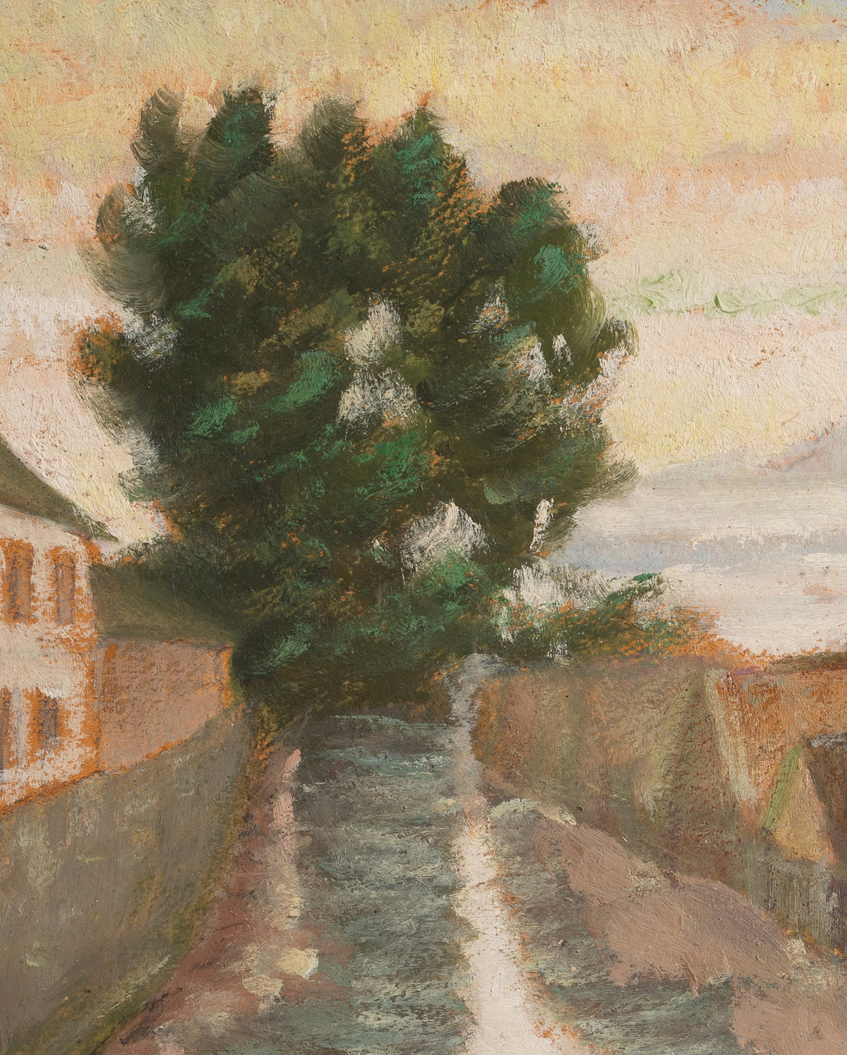 Pair of Vintage Original Landscape Oil Paintings from Sweden