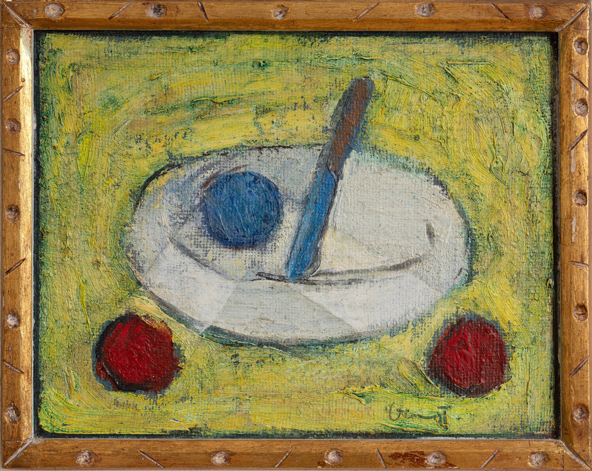 Vintage Art Room Original Mid Century Still Life from Sweden
