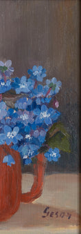 Load image into Gallery viewer, Vintage Art Original Floral Still Life Painting from Sweden
