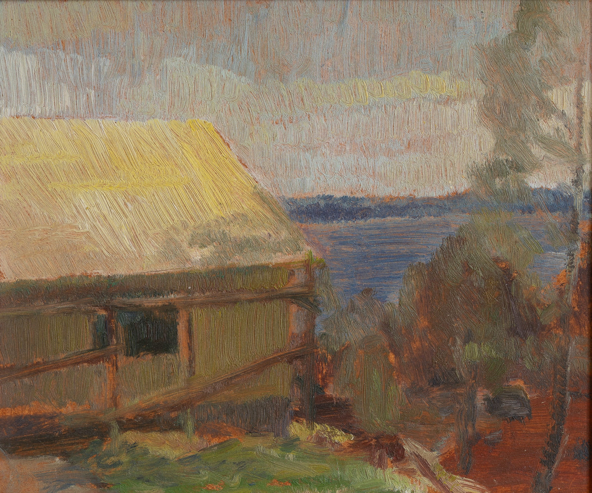 Mid Century Affordable Vintage Art Original Coastal Oil Painting