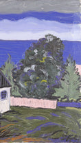 Load image into Gallery viewer, Original Coastal Oil Painting Vintage Mid Century Sweden
