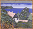 Load image into Gallery viewer, Original Coastal Oil Painting Vintage Mid Century Sweden
