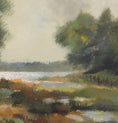 Load image into Gallery viewer, Vintage Art Mid Century Original Coastal OIl Painting from Sweden
