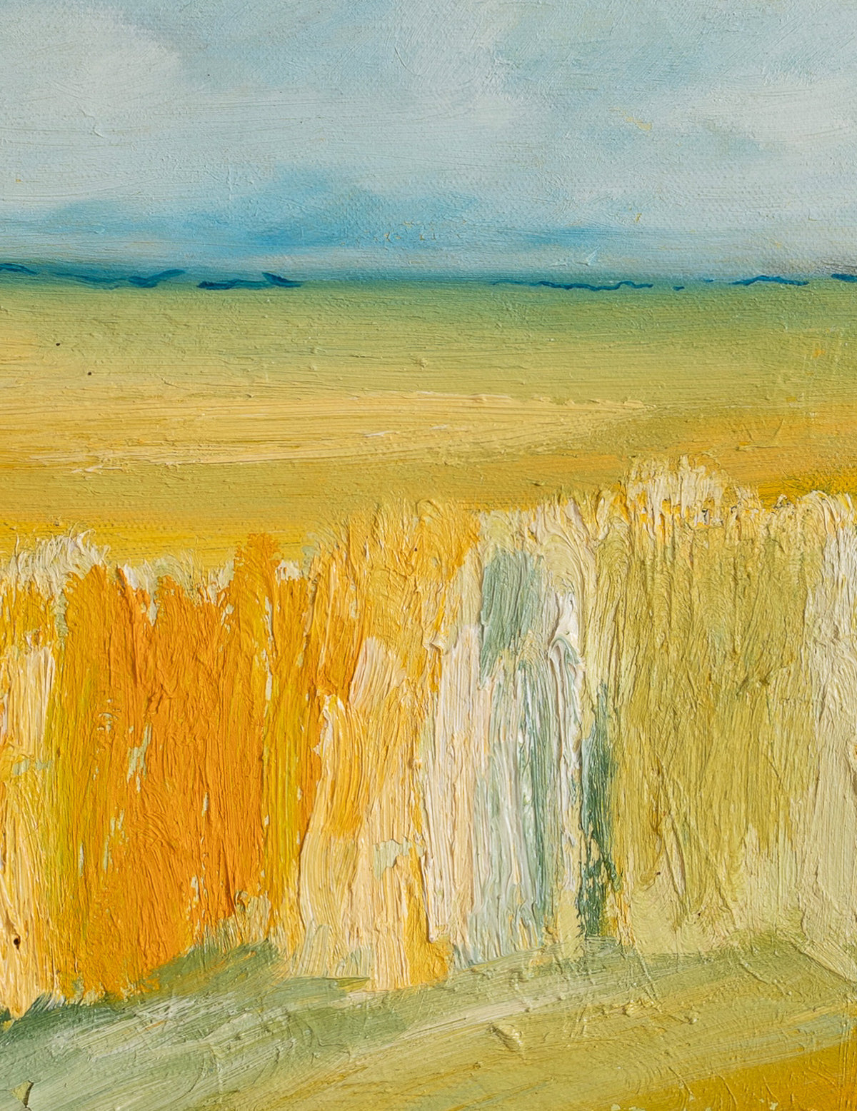 Vintage Art Room Original Mid Century Landscape From Sweden