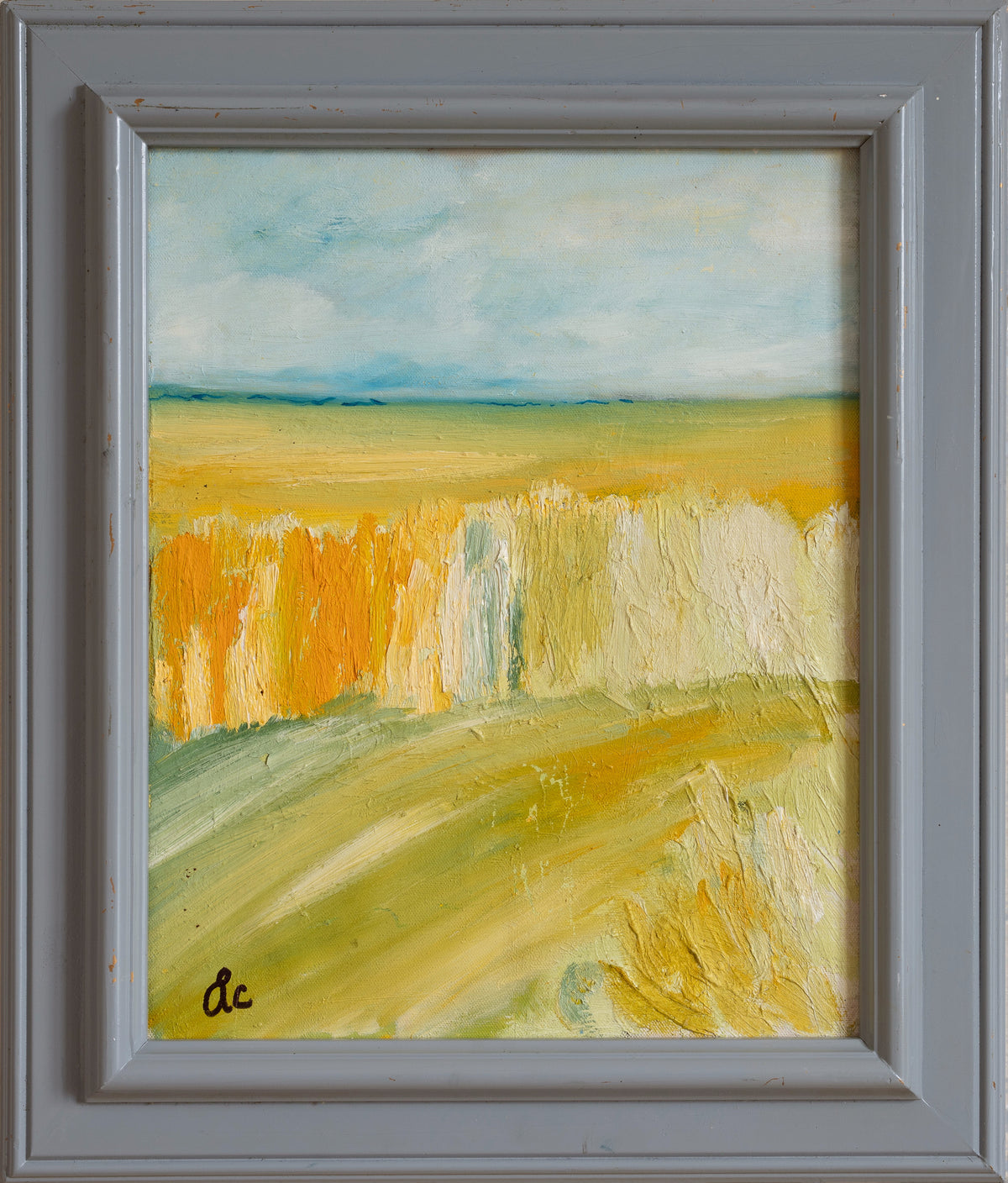 Vintage Art Room Original Mid Century Landscape From Sweden
