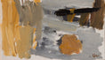 Load image into Gallery viewer, Vintage Art Semi Abstract Landscape Original Oil Painting from Sweden

