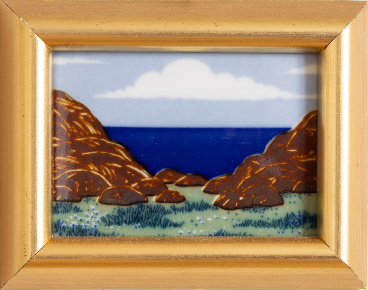 Vintage Art Room Original Set of Four Coastal and Countryside Scenes
