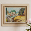 Load image into Gallery viewer, Mid Century Vintage Original Landscape Oil Painting From Sweden
