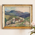 Load image into Gallery viewer, Mid Century Original Oil Painting Landscape from Sweden
