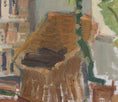 Load image into Gallery viewer, Vintage Art Mid Century Interior Scene From Sweden
