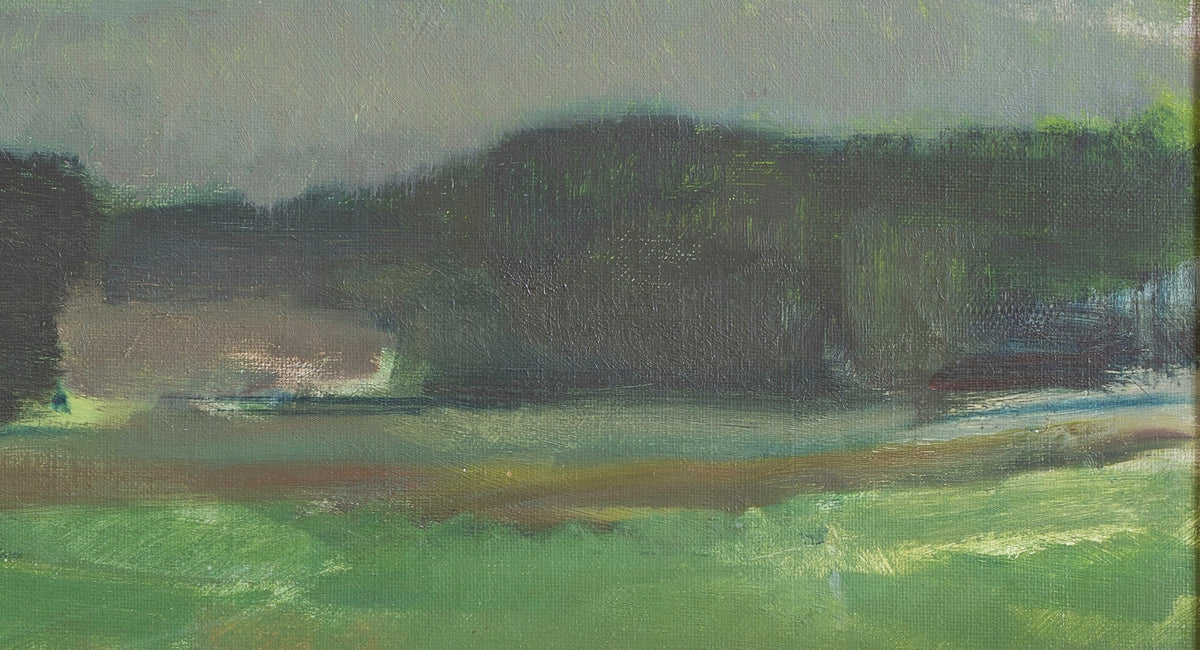Vintage Original Landscape Oil Painting Mid Century from Sweden