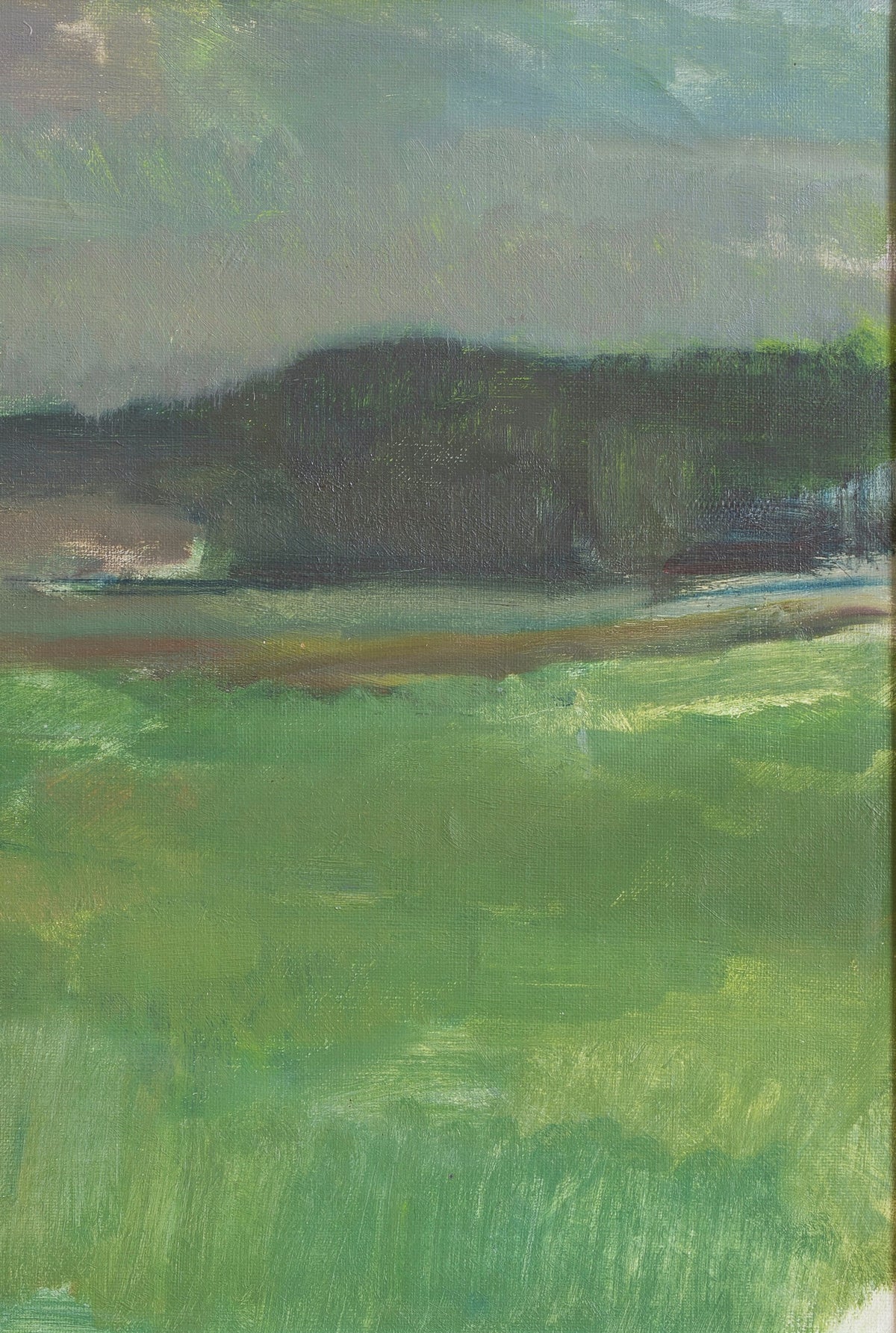 Vintage Original Landscape Oil Painting Mid Century from Sweden