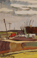 Load image into Gallery viewer, Affordable Vintage Art Original Oil Painting from Sweden
