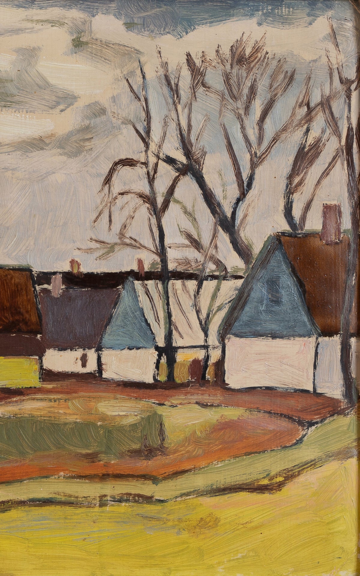 Affordable Vintage Art Original Oil Painting from Sweden