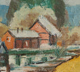 Load image into Gallery viewer, Mid Century Vintage Original Landscape Oil Painting From Sweden
