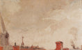 Load image into Gallery viewer, Vintage Art Original Cityscape Oil Painting from Sweden

