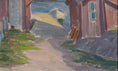 Load image into Gallery viewer, Mid Century Vintage Original Coastal Oil Painting from Sweden
