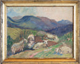 Load image into Gallery viewer, Mid Century Original Oil Painting Landscape from Sweden
