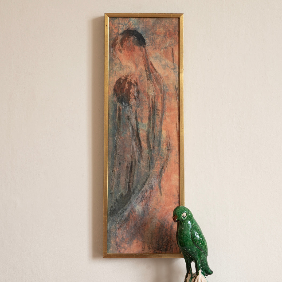 Vintage Art Original Figurative Painting from Sweden