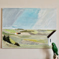 Load image into Gallery viewer, Mid Century Original Farmhouse Oil Painting from Sweden

