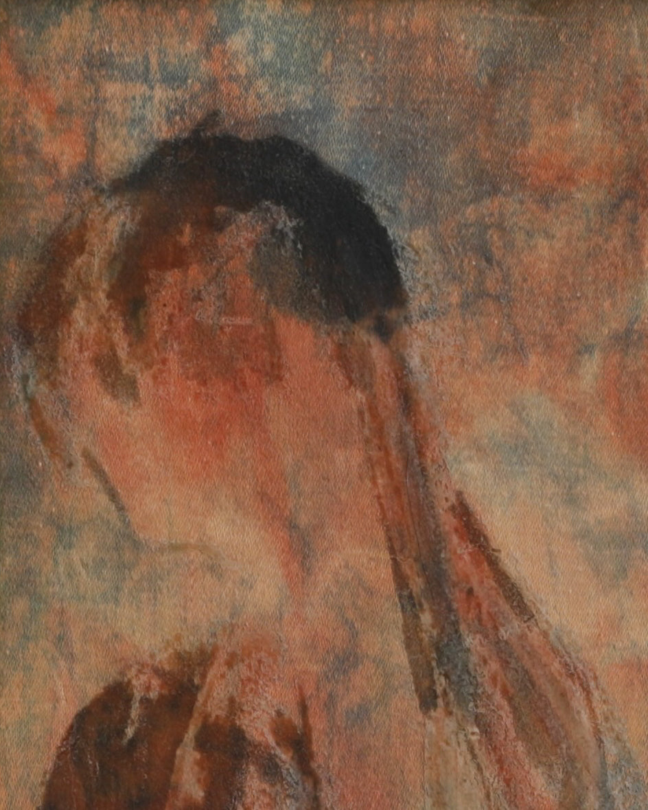 Vintage Art Original Figurative Painting from Sweden