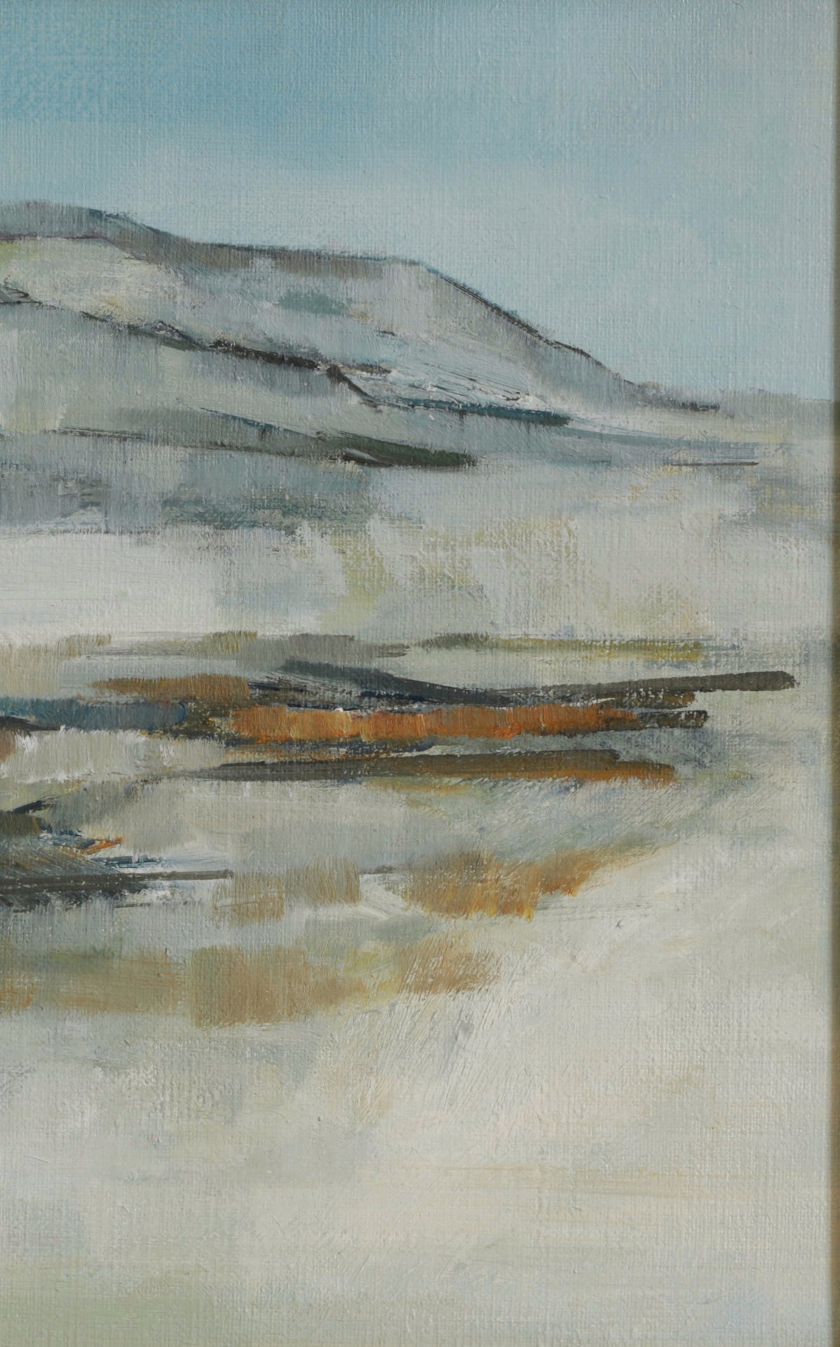 Mid Century Vintage Original Landscape Oil Painting from Sweden