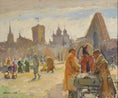 Load image into Gallery viewer, Mid Century Vintage Oil Painting From Sweden by A Hamborn

