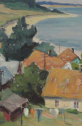 Load image into Gallery viewer, Vintage Art Original Oil Painting From Sweden by I Johansson
