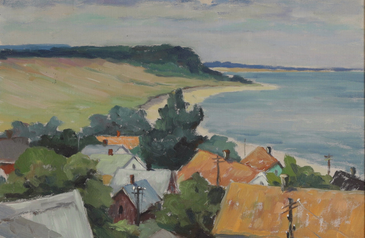 Vintage Art Original Oil Painting From Sweden by I Johansson