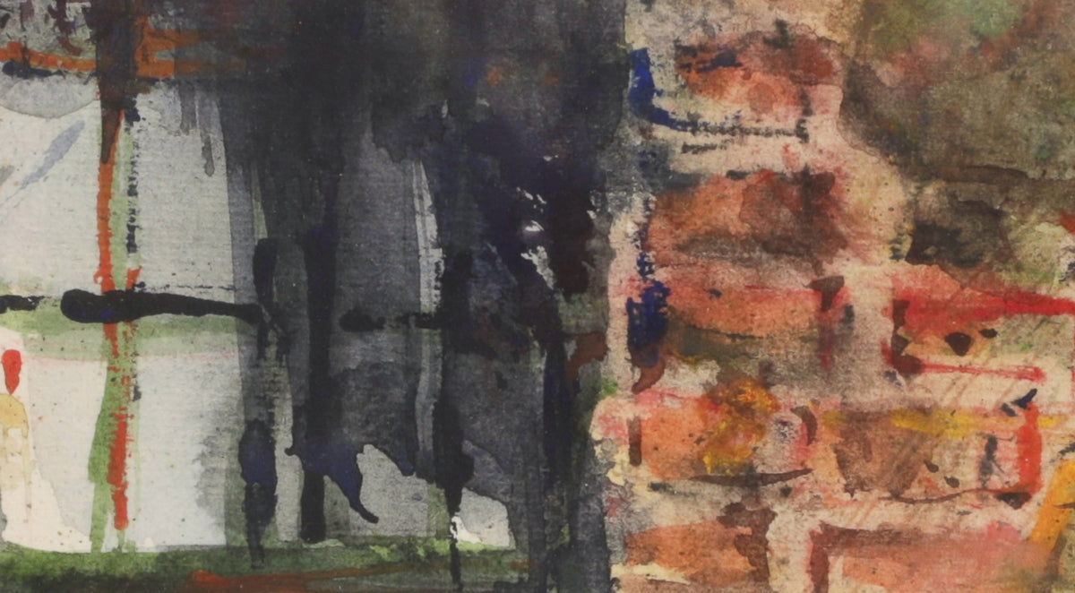 Vintage Original Painting from Sweden