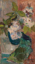 Load image into Gallery viewer, Mid Century Vintage Art Original Interior Oil Painting from Sweden
