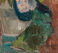 Load image into Gallery viewer, Mid Century Vintage Art Original Interior Oil Painting from Sweden
