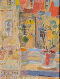Load image into Gallery viewer, Vintage Mid Century Original Interior Oil Painting from Sweden 1959
