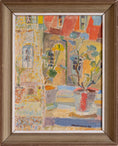Load image into Gallery viewer, Vintage Mid Century Original Interior Oil Painting from Sweden 1959
