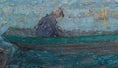 Load image into Gallery viewer, Original Vintage Harbor Scene Mid Century Oil Painting from Sweden
