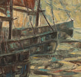 Load image into Gallery viewer, Vintage Art Expressive Oil Painting From Sweden
