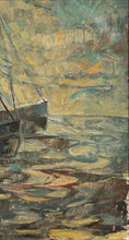 Load image into Gallery viewer, Vintage Art Expressive Oil Painting From Sweden
