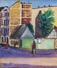 Load image into Gallery viewer, Colorful Vintage Art Original Oil Painting from Sweden
