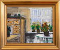 Load image into Gallery viewer, Vintage Art Room Original Interior Oil Painting from Sweden
