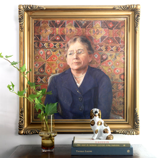 Vintage Art Room Portrait Sweden by R Salwén 1938